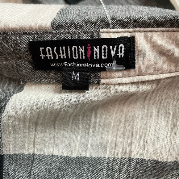 Fashion Nova Gauze Wrap Blouse - Picture 6 of 8